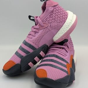 adidas Trae Young 2 Basketball Sneakers Pulse Lilac Orange Men 8.5 NWT